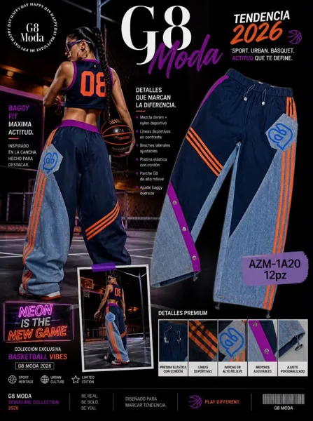 Pantalón deportivo baggy