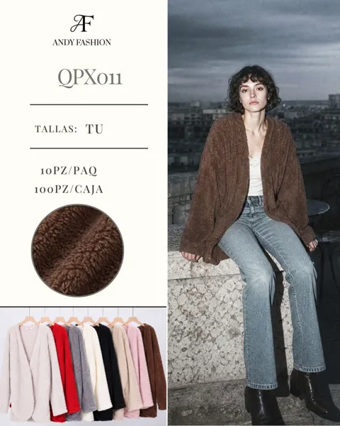 Cardigan de peluche
