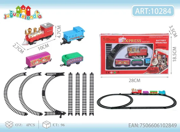 Tren eléctrico con vías Mini Express