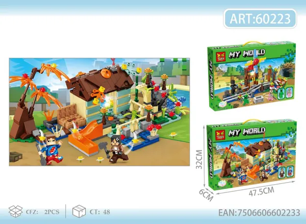 Bloques de construcción con luz My World ciudad