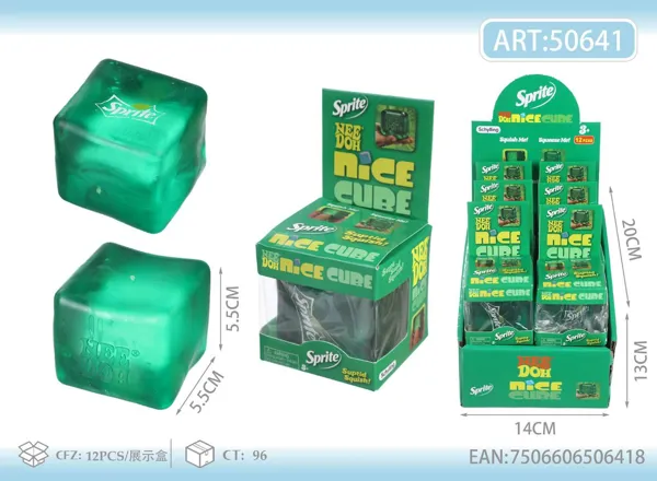 Cubo antiestrés para apretar Nice Cube Sprite (squishy)