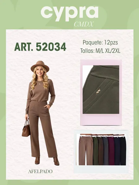 Pantalón afelpado