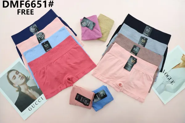 Pantaleta tipo bóxer sin costura para dama