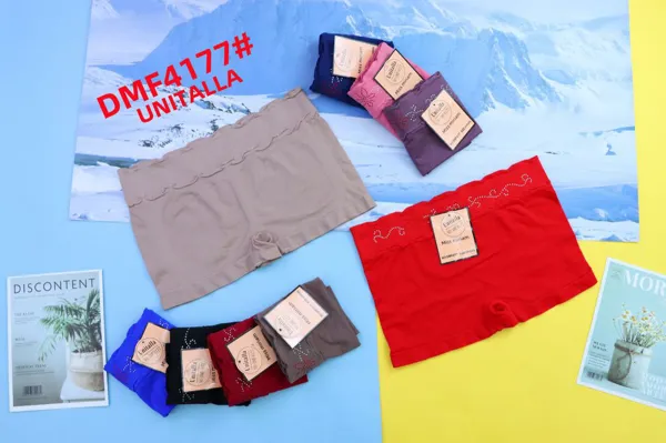 Pantaleta tipo bóxer sin costura para dama
