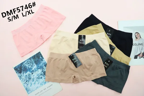 Pantaleta tipo bóxer sin costura para dama