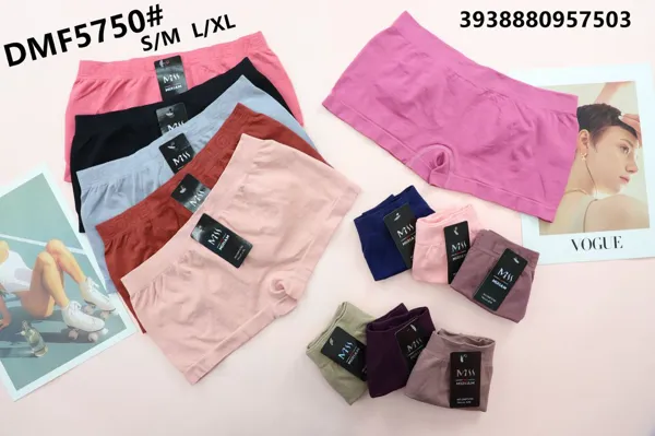 Pantaleta tipo bóxer sin costura para dama