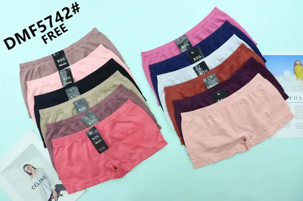Pantaleta tipo bóxer sin costura para dama