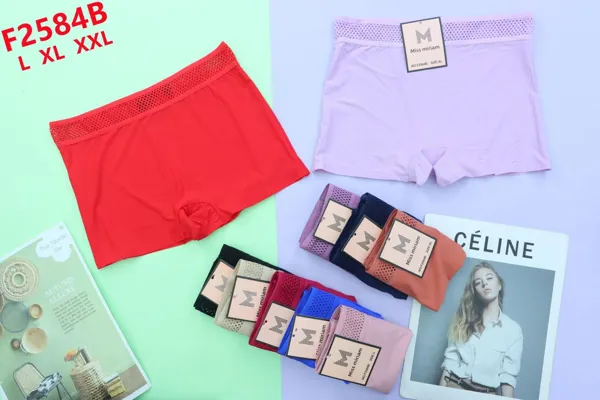 Pantaleta tipo bóxer sin costura para dama