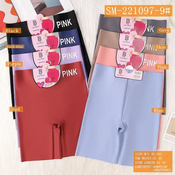 Pantaleta tipo bóxer sin costura para dama