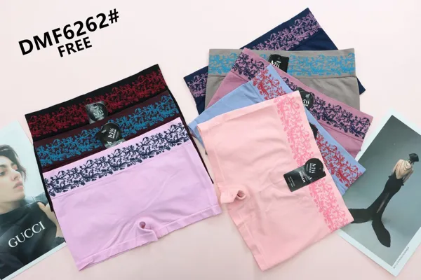 Pantaleta tipo bóxer sin costura para dama