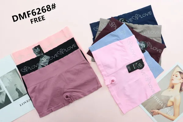 Pantaleta tipo bóxer sin costura para dama