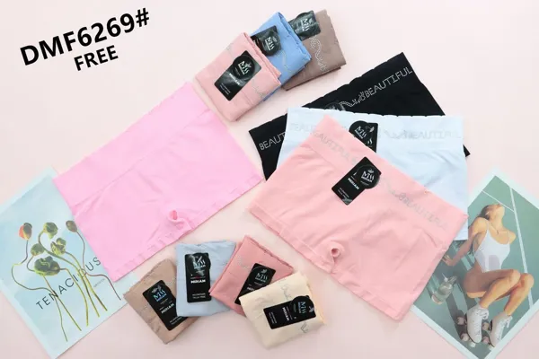 Pantaleta tipo bóxer sin costura para dama
