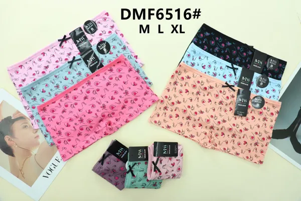 Pantaleta tipo bóxer sin costura para dama