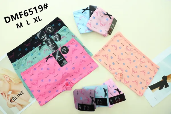 Pantaleta tipo bóxer sin costura para dama