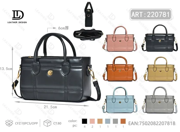 Bolso de mano y bandolera acolchado para dama