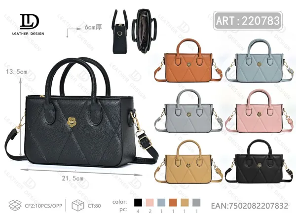 Bolso de mano acolchado tipo bandolera para dama