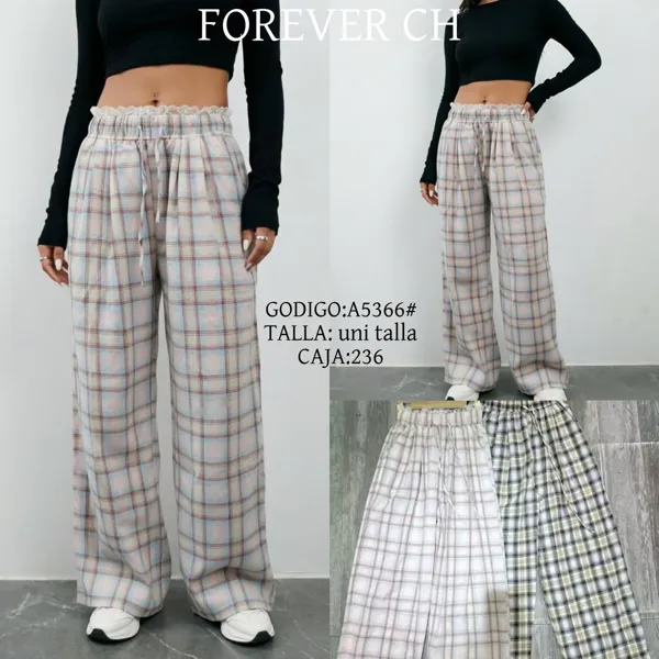 Pantalones a cuadros