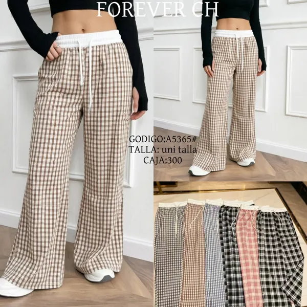 Pantalón a cuadros