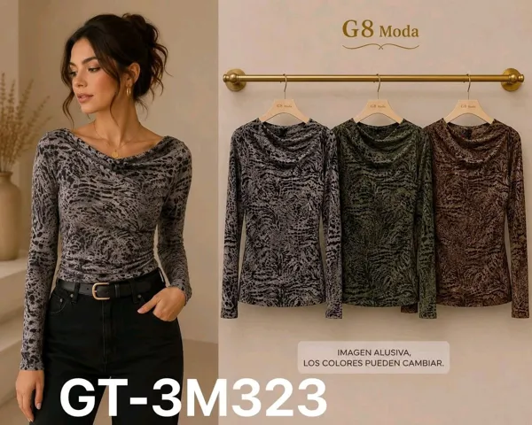 Blusa de manga larga
