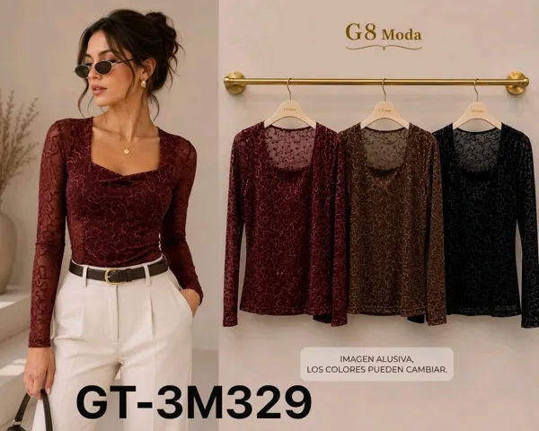 Blusa de encaje