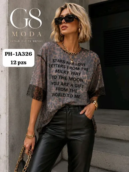 Playera con estampado