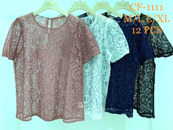 Blusa de encaje