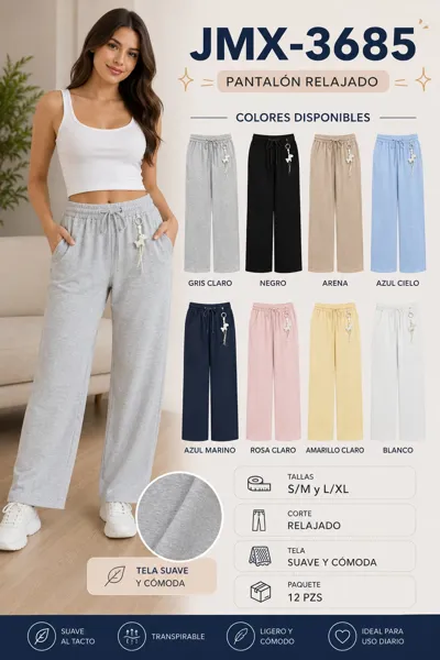 Pantalón relajado