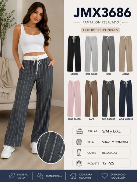 Pantalón relajado