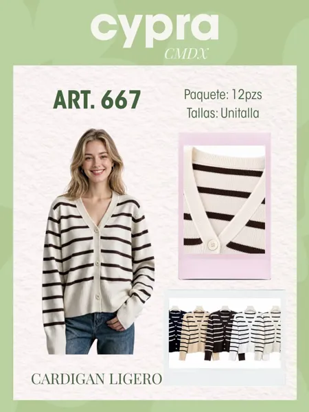 Cardigan ligero