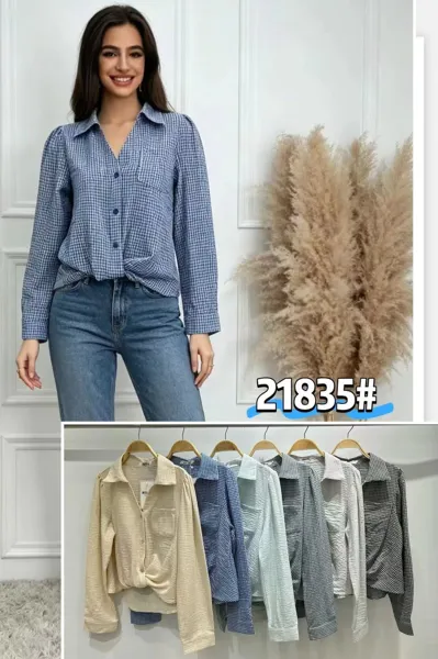 Camisa de cuadros con botones