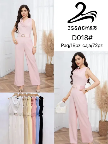 Jumpsuit con cinturón
