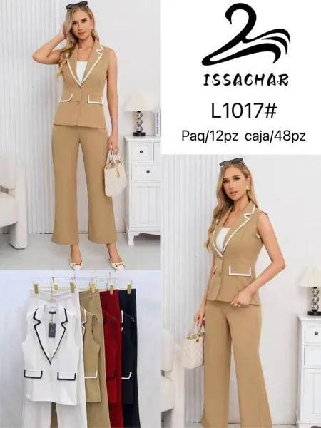 Conjunto de chaleco y pantalón