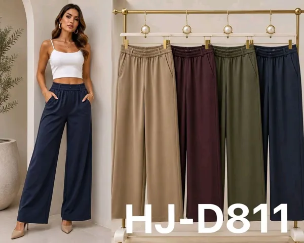 Pantalones de pierna ancha