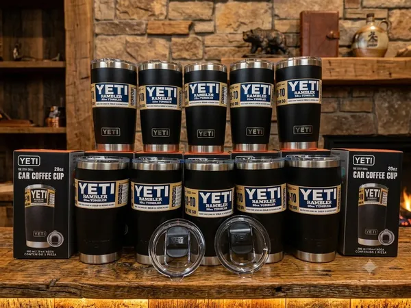 Termo YETI 20oz para auto negro