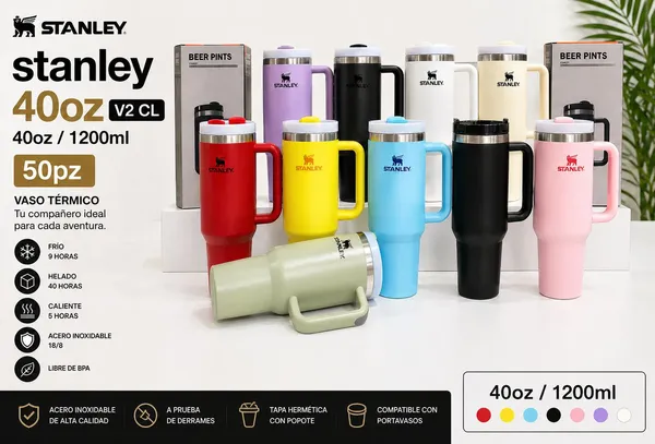 Termo STANLEY colores surtidos