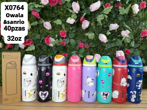 Termo animado vaso de frutas