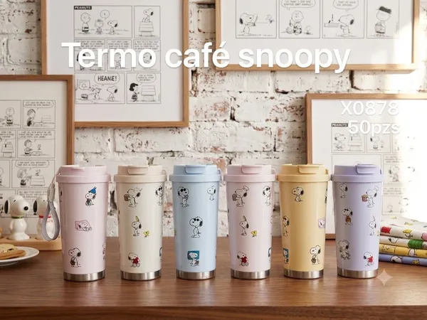 Termo animado taza de café