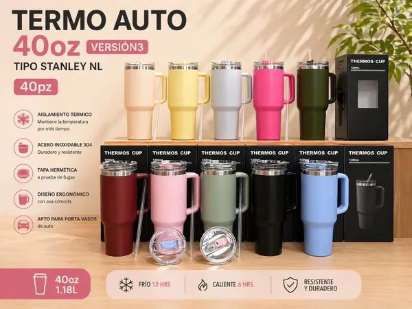 Termo sin marca 40oz para auto