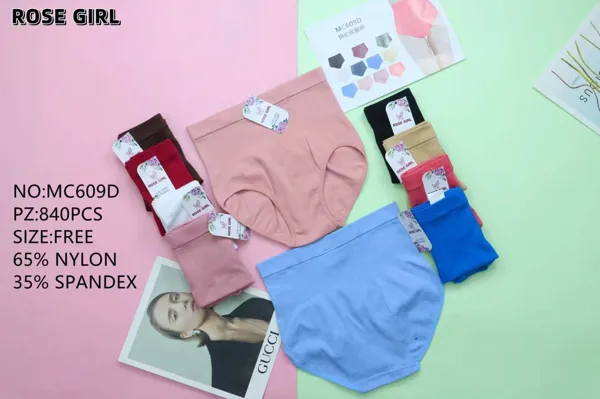 Pantaletas de nylon y spandex