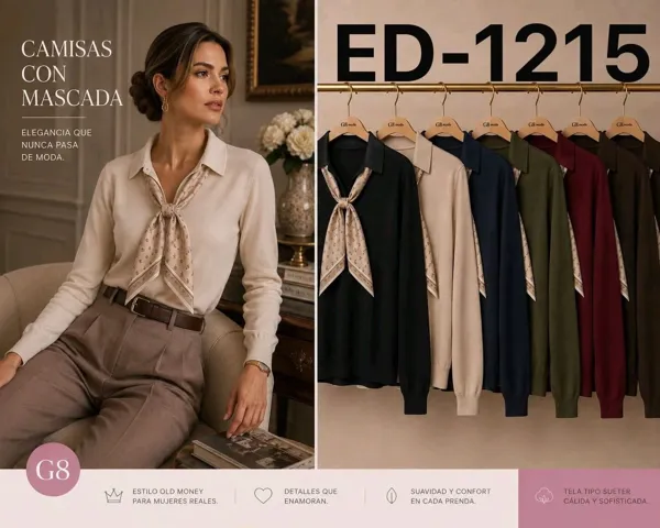 Camisa con mascada
