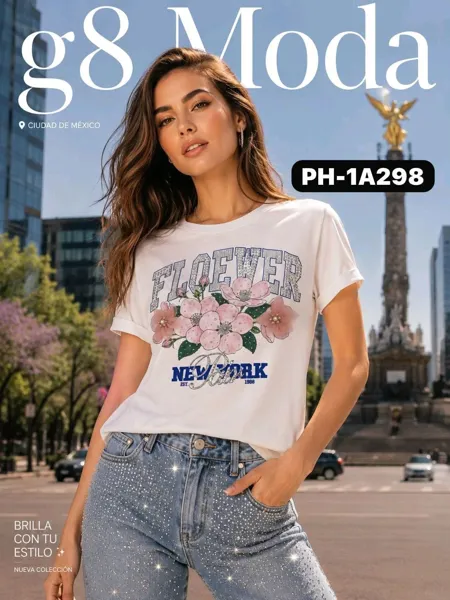 Playera estampada