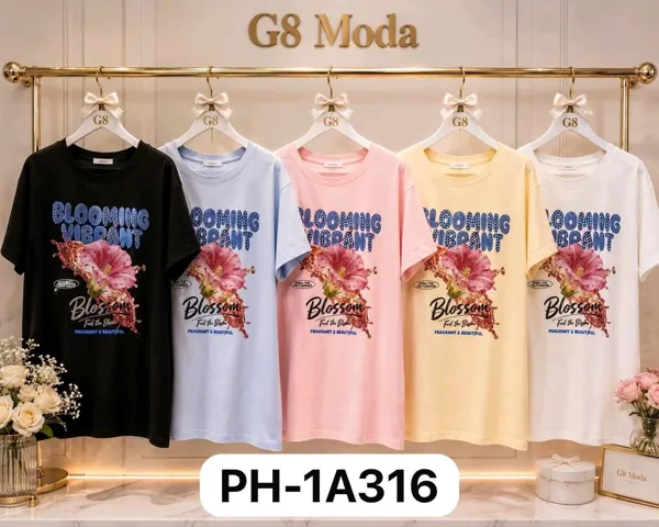 Playera Blooming Vibrant