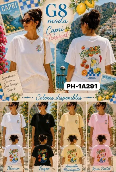 Playera Capri Tropical