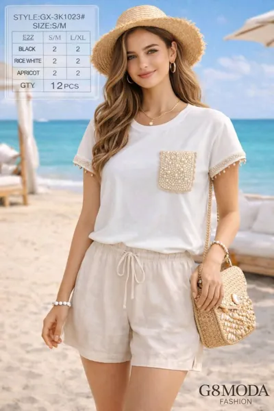 Playera con bolsa