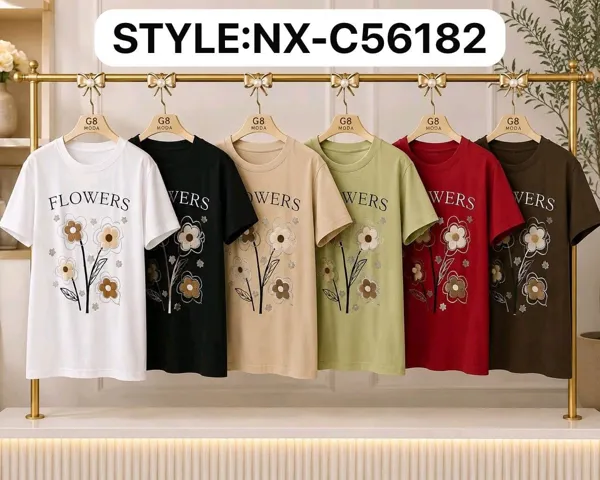 Playera Flowers