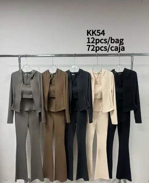 Conjunto de tres piezas