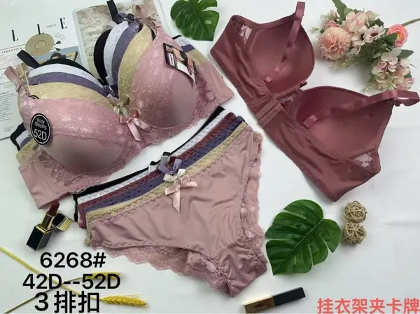 Conjunto de brasier y pantaleta de encaje