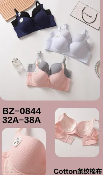 brasier copa A de algodon con push-up