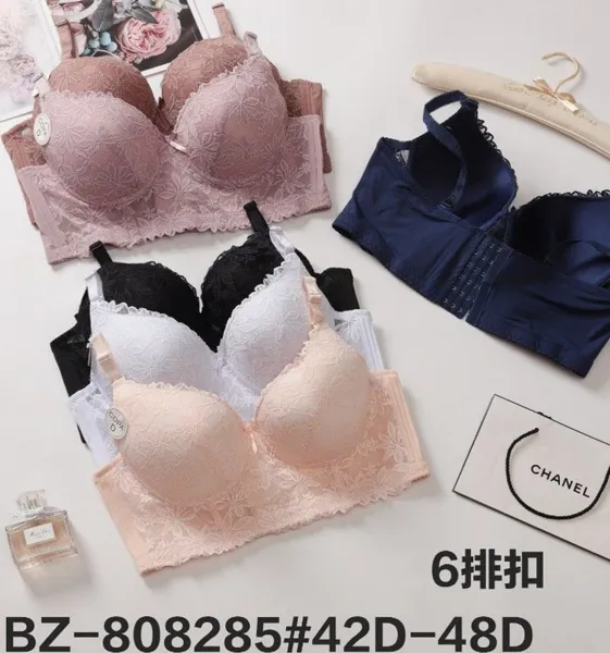 brasier de encaje copa D tipo faja larga