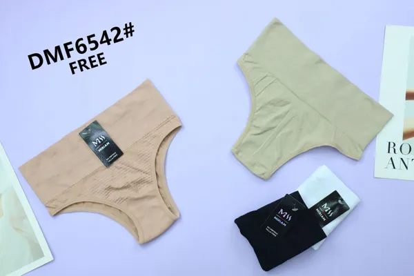 Pantaleta de talle alto sin costuras para mujer talla unica